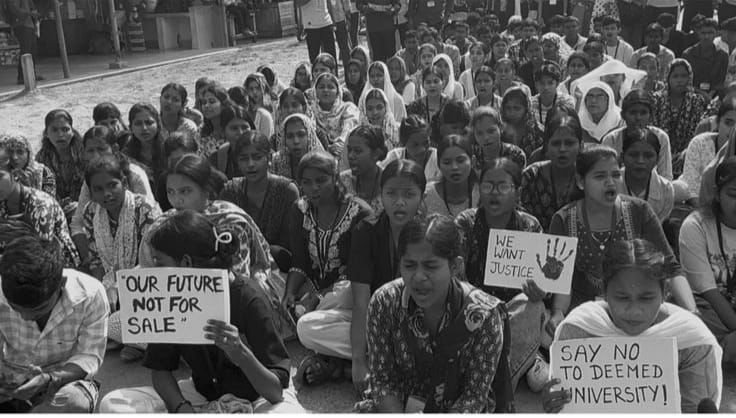 Andaman students protest deemed university plan, sound alarm over academic future