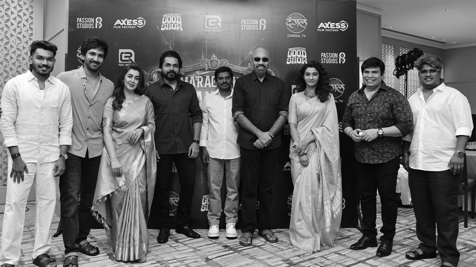 Maragadha Mani 2 goes on floors with grand pooja ceremony, Karthi sounds clapboard
