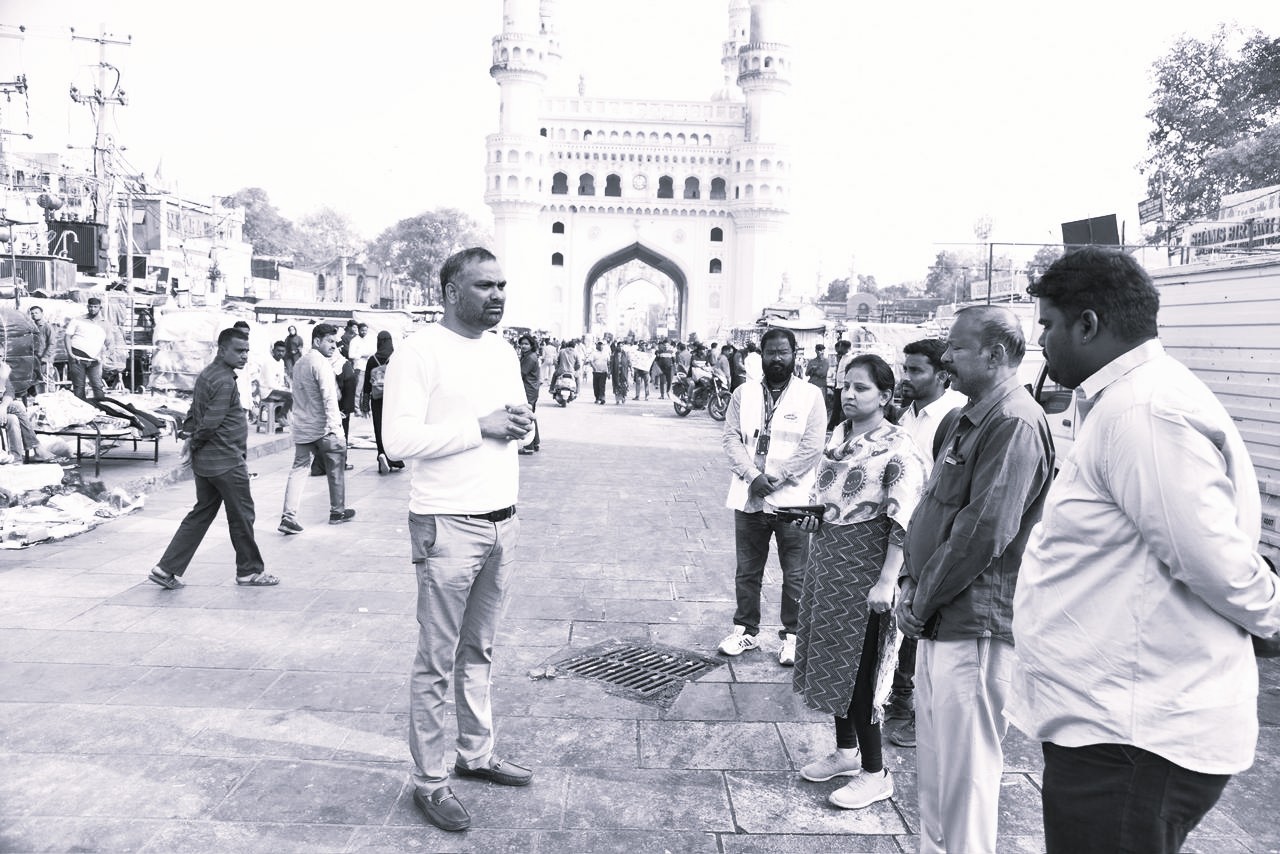 GHMC Intensifies Sanitation Drive in Charminar Zone Ahead of Ramadan