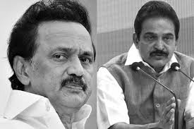 DMK begins seat sharing talks, K C Venugopal meets M K Stalin