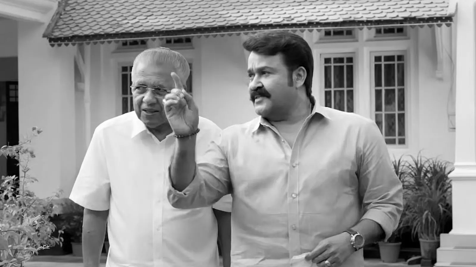 Actor Mohanlal interviews Kerala CM Vijayan ahead of Assembly polls