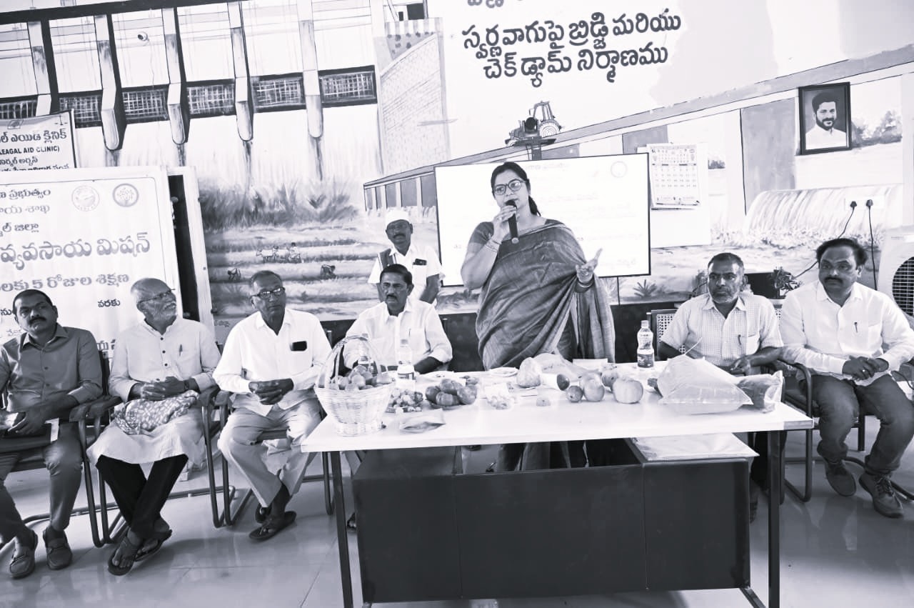 Collector Abhilasha Drives Organic Farming Initiative in Nirmal