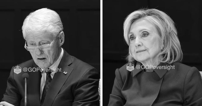 House panel releases videos of Bill and Hillary Clinton answering questions about Epstein