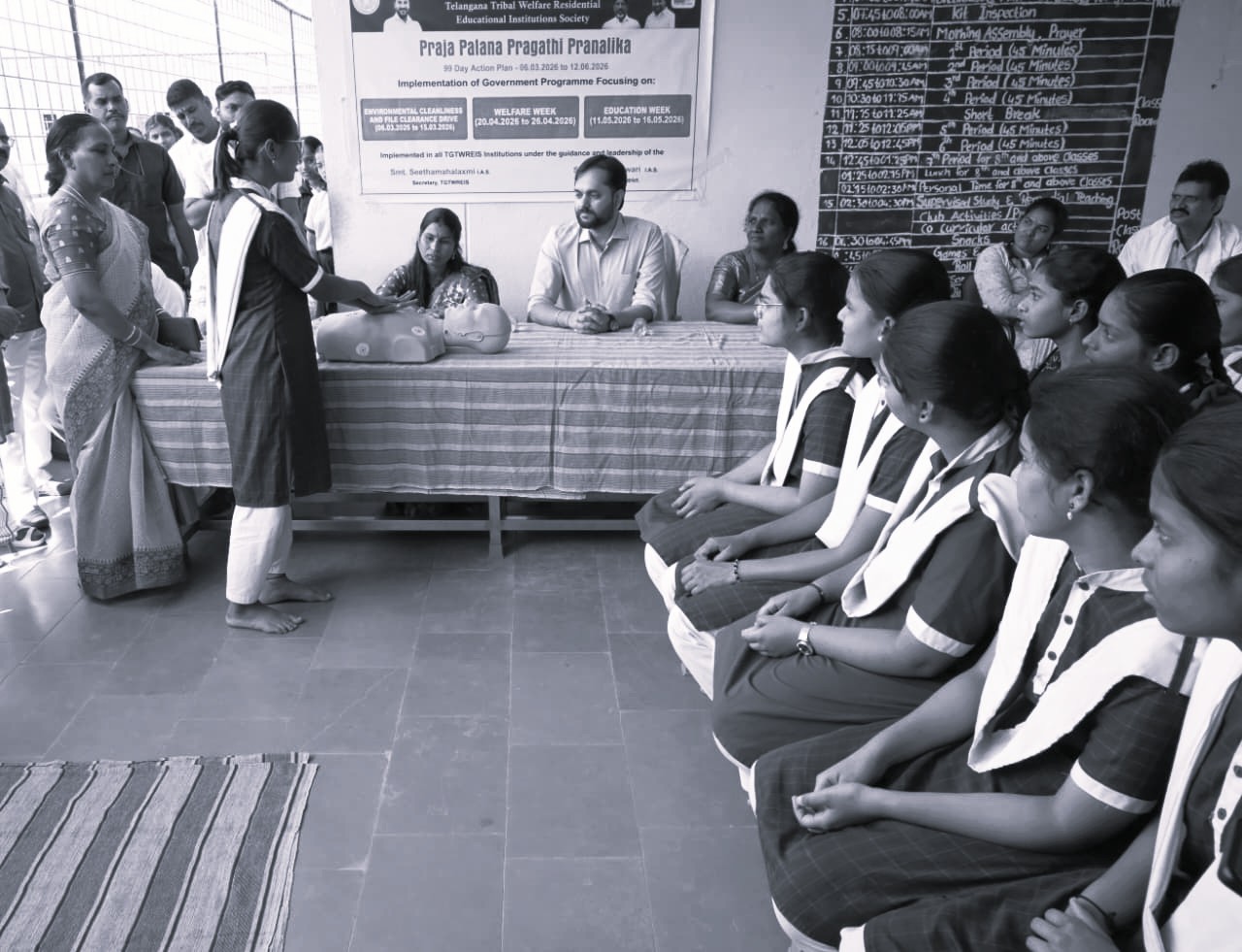 Field Visits by Collectors Aim to Improve Standards in Government Schools