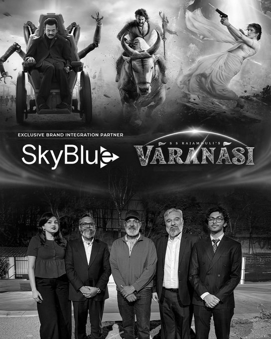SS Rajamouli’s Varanasi secures global brand deal with SkyBlue Cinematix