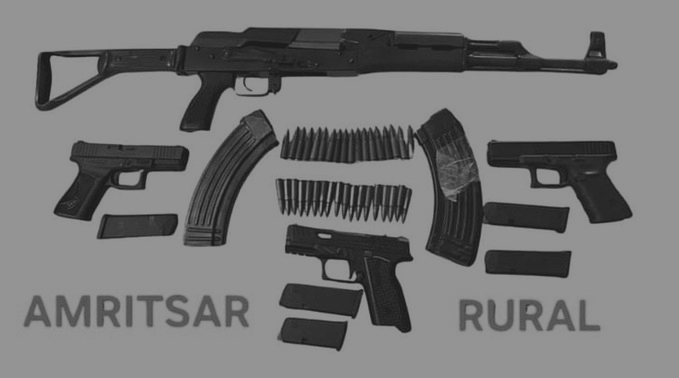 Punjab police bust ISI-backed terror module, 2 held with AK-47, glock pistols