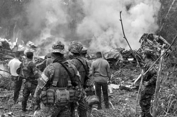66 dead after Colombian military C-130 crashes in Amazon region minutes after takeoff