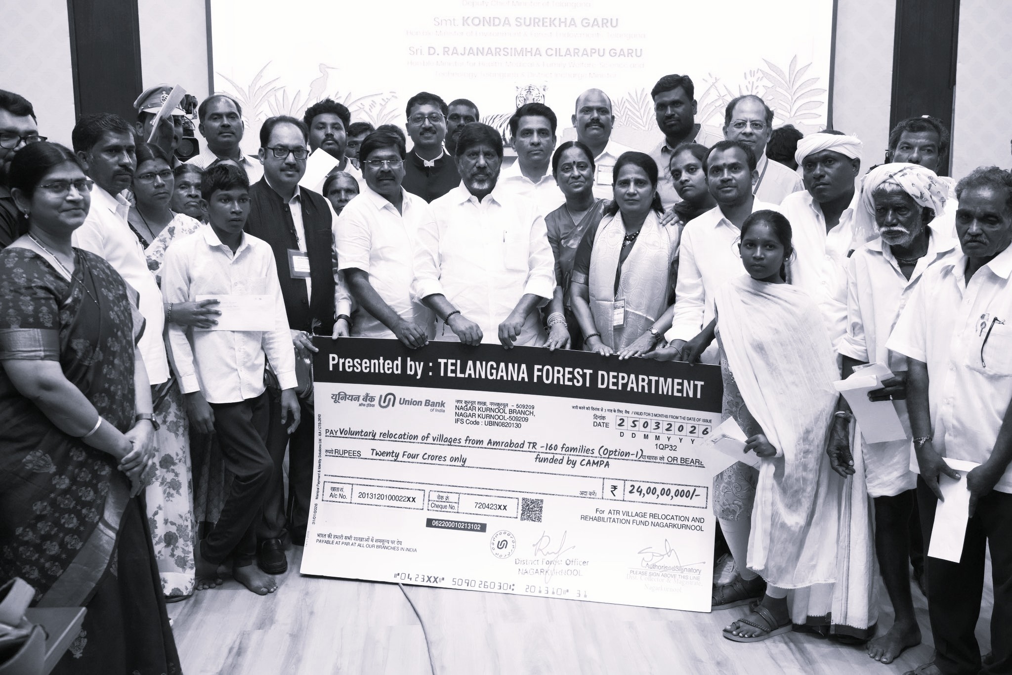 417 Families to Move as Telangana Expands Amrabad Tiger Reserve Rehabilitation Drive