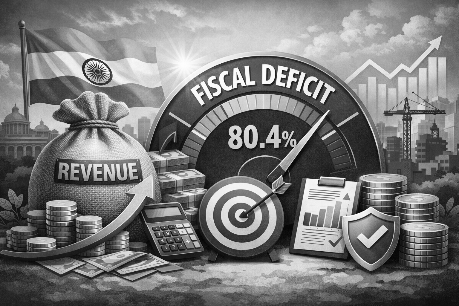 Fiscal Deficit at 80.4% of FY26 Target, Shows Government Data