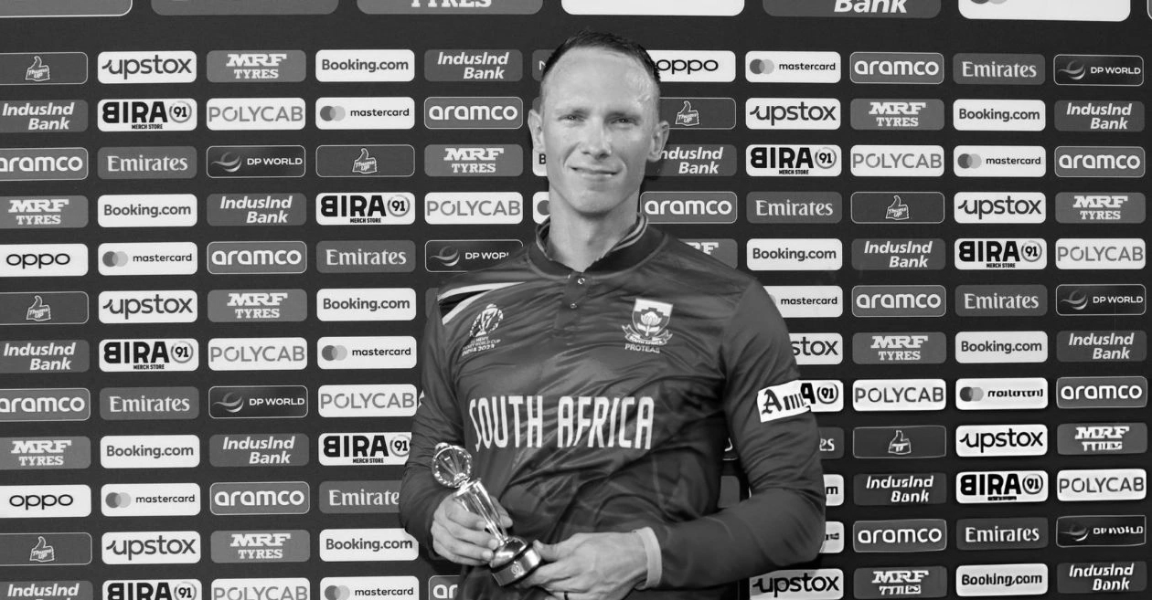 South Africa’s Rassie van der Dussen announces retirement from International cricket