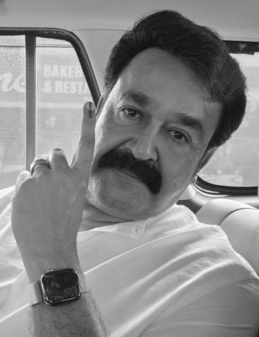 Malayalam film stars lead by example, cast votes in Kerala Polls