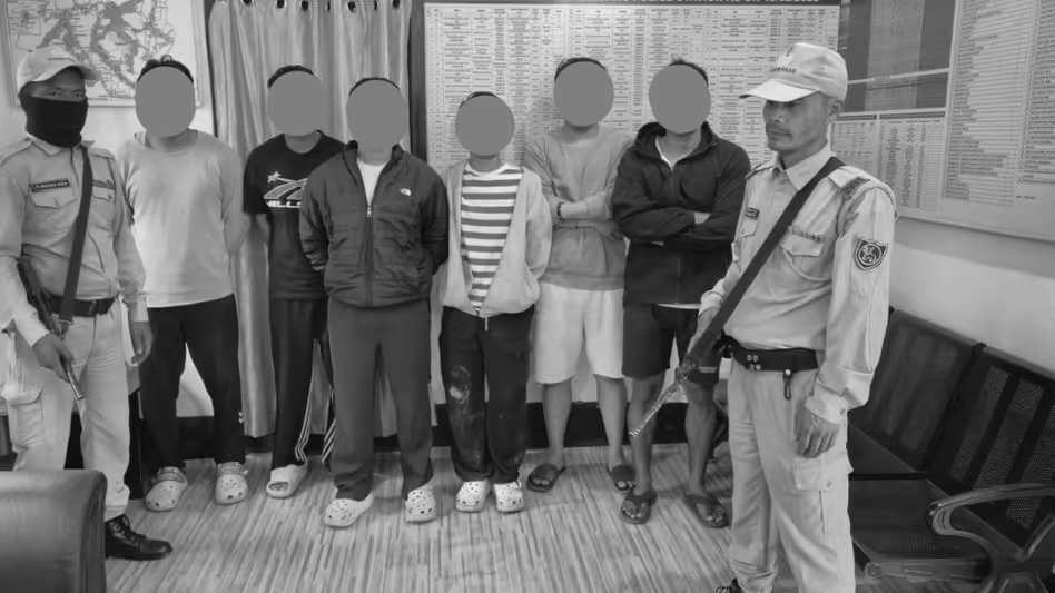 Six arrested in Manipur for attempting to snatch police weapons amid curfew enforcement