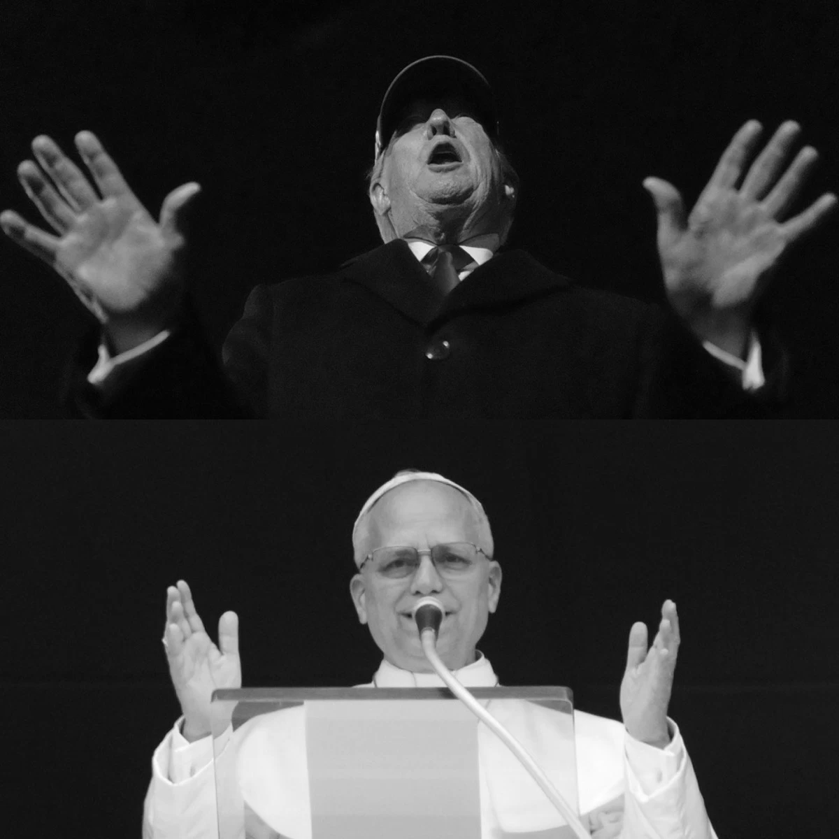 Threats before breakfast, AI images before bed: God save America, Trump already came for the Pope