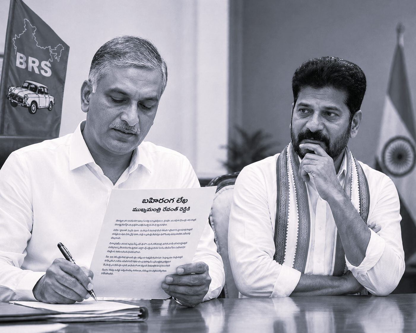 సీఎం రేవంత్ రెడ్డికి మాజీ మంత్రి హరీష్రావు బహిరంగ లేఖ