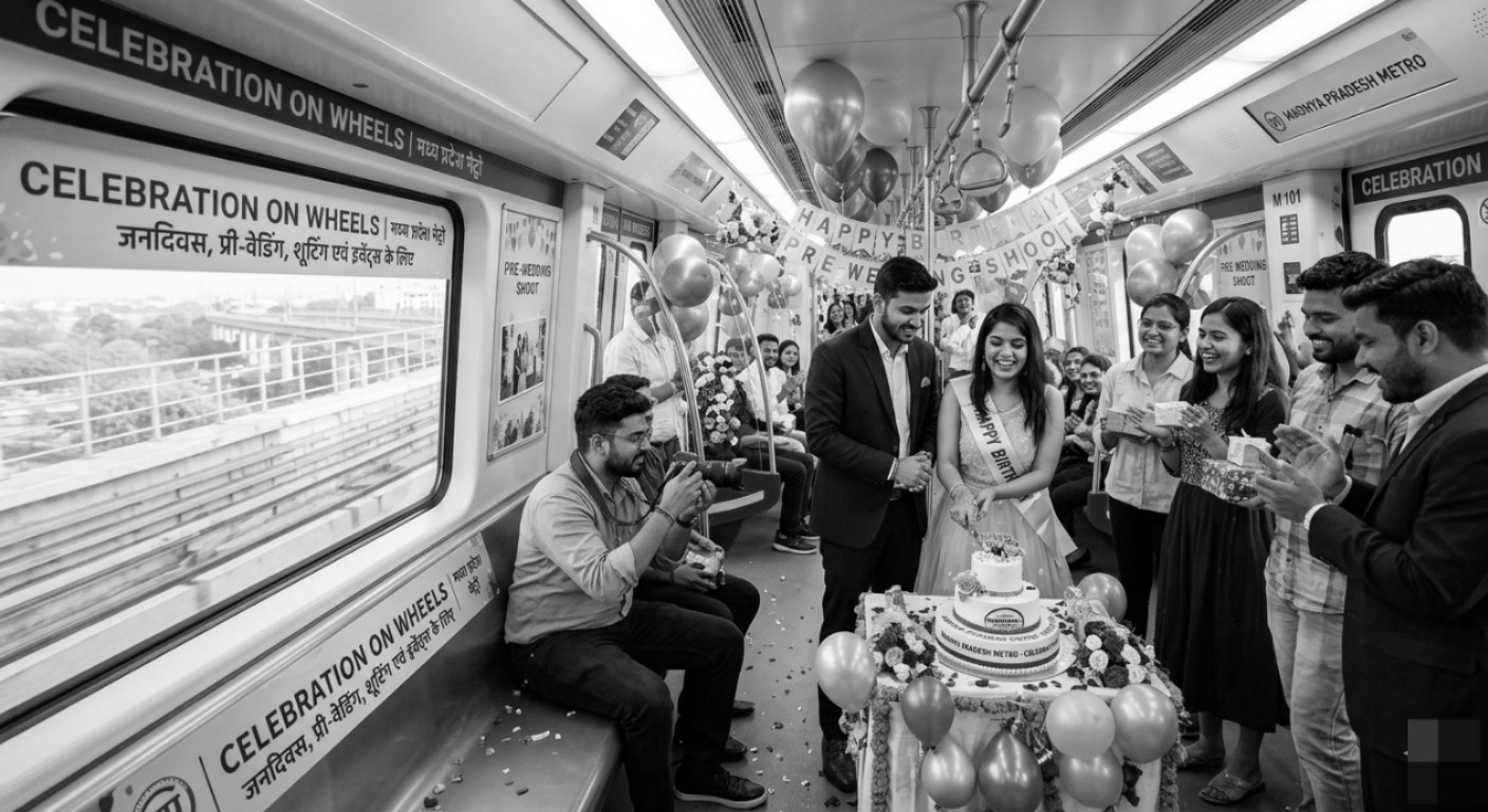 Metro Turns Celebration Hub: Indore, Bhopal Trains Open Doors for Parties and Shoots