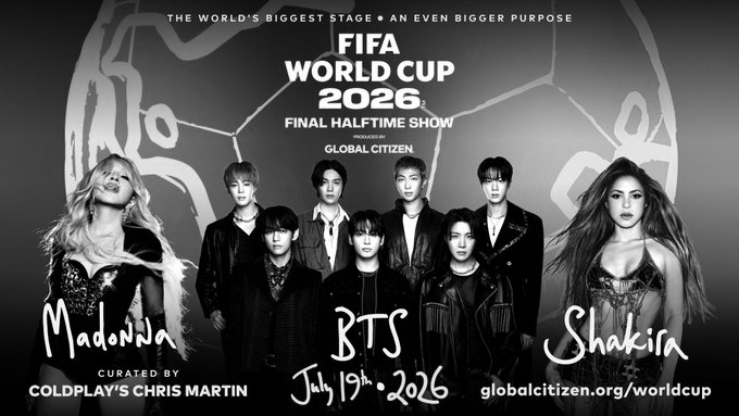Madonna, Shakira & BTS to Rock FIFA World Cup Final in Historic Mega Show