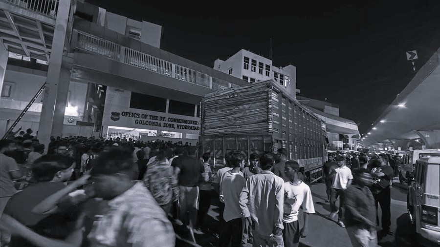 Tension in Hyderabad After Midnight Clash Over Suspected Cattle Transport