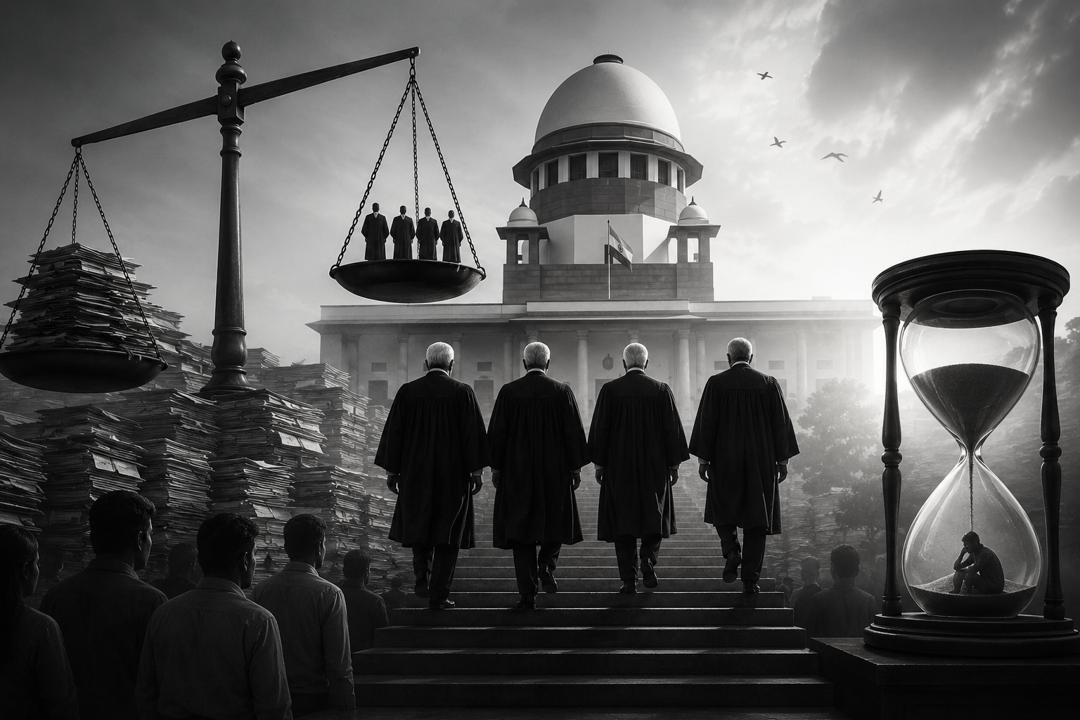 4 New Judges, 80,000 Pending Cases: Centre Expands Supreme Court Bench in Bid to Fix Justice Delays