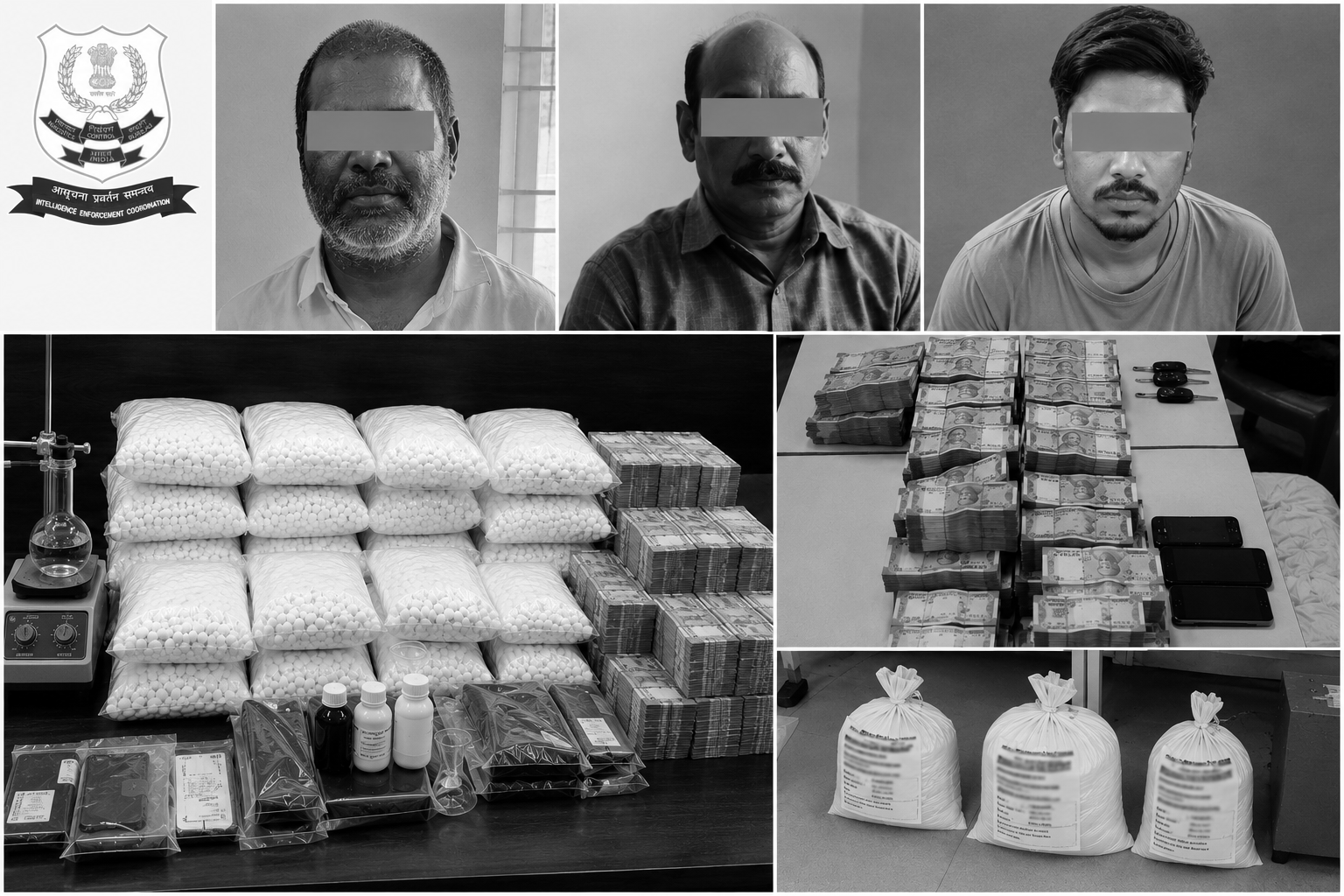 NCB Busts ₹12 Crore Alprazolam Racket in Siddipet, Chemist Among Three Arrested