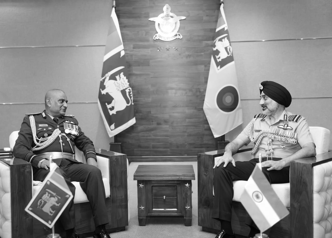 Indian Air Force Chief Arrives In Sri Lanka To Boost Defence Ties