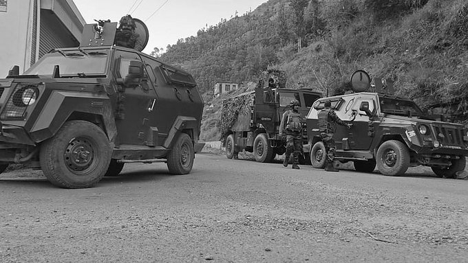 Army, CRPF, J&K Police Launch Intensified Search for Suspected Terrorists in Rajouri