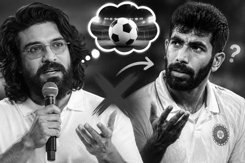 Was That a Yorker or a Goal? Ram Charan Calls Bumrah a Footballer, Internet Can’t Stop Laughing
