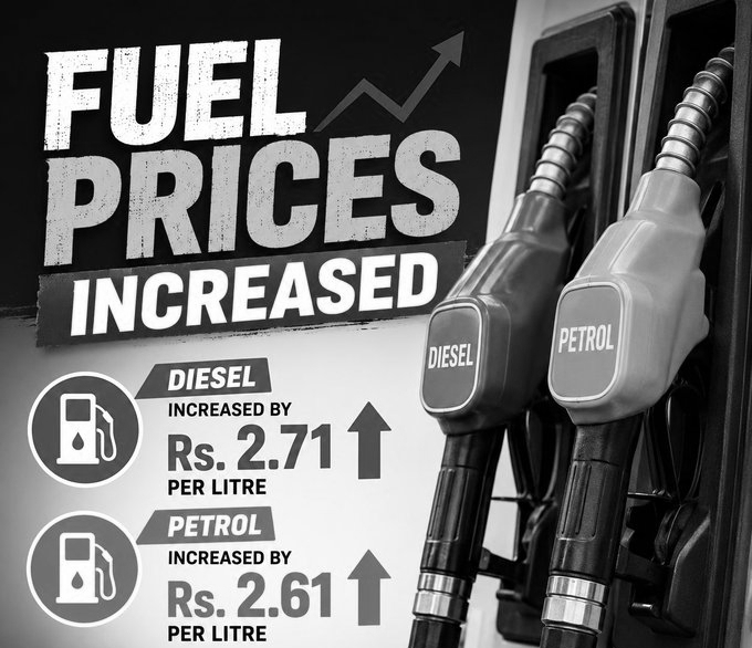 Fourth Hike in Two Weeks: Petrol and Diesel Prices Up Rs 7.5 a Litre Across India