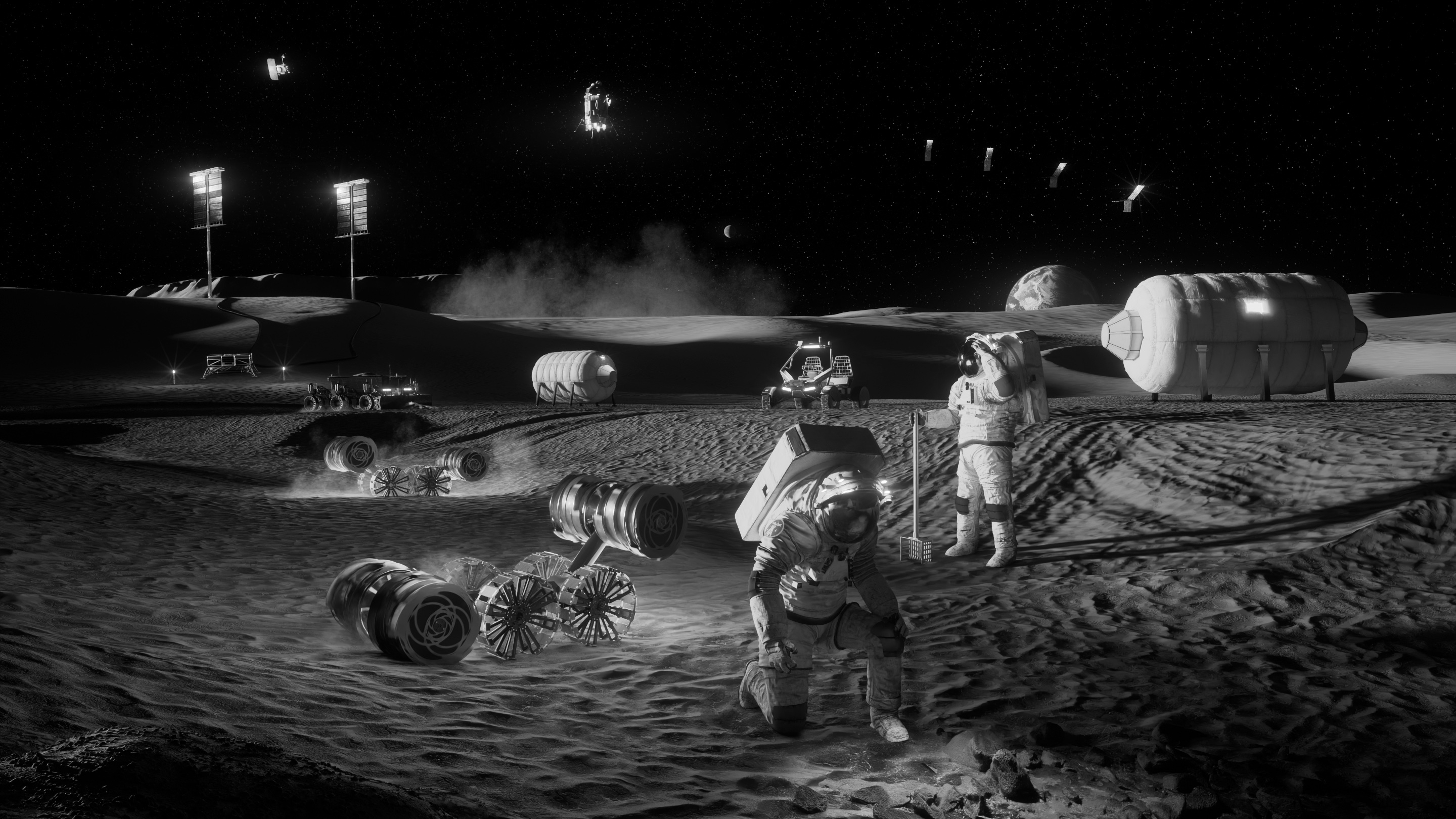NASA Unveils Ambitious 3-Phase, $20 Billion Plan to Build a Permanent Lunar City at the South Pole