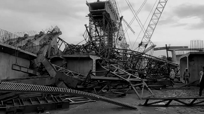 Six Labourers Killed as Under-Construction Bridge Collapses in UP’s Hamirpur During Storm