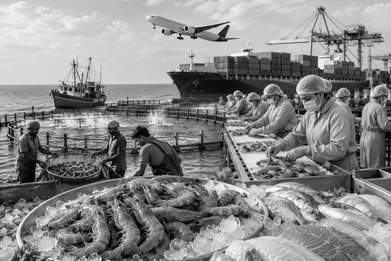 India Sets $30 Billion Seafood Export Target, Eyes Global Market Expansion