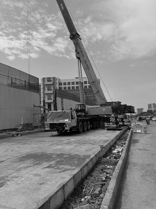 Viral Videos Prompt FIR As Cranes Block Newly Opened Kalina–BKC Link Road