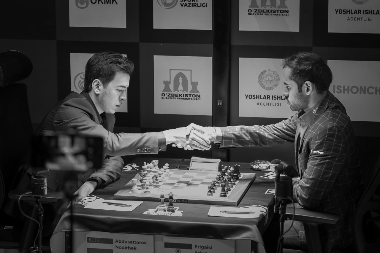 Vidit Holds a Fighting Draw Against Hans, Arjun Draws Comfortably Against Top Seed Nodirbek