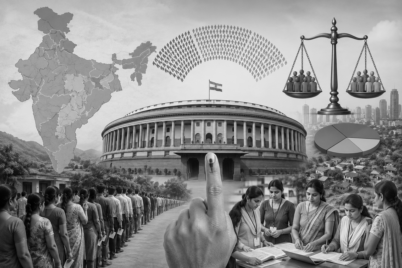 EAC-PM Proposes 824-Seat Lok Sabha Through Targeted Delimitation Plan