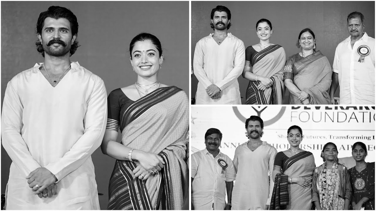 Vijay Deverakonda, Rashmika Mandanna Announce Scholarships for Achampet Students