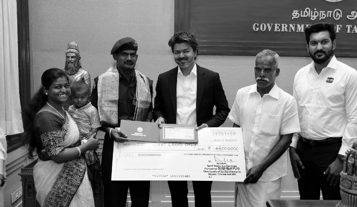 Tamil Nadu Government Awards ₹48 Lakh to Kirti Chakra Winner Meenatchi Sundaram