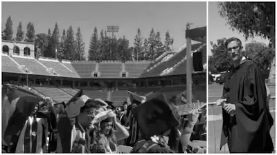 Free Palestine! Stanford Students Walk Out During Sundar Pichai's Commencement Speech