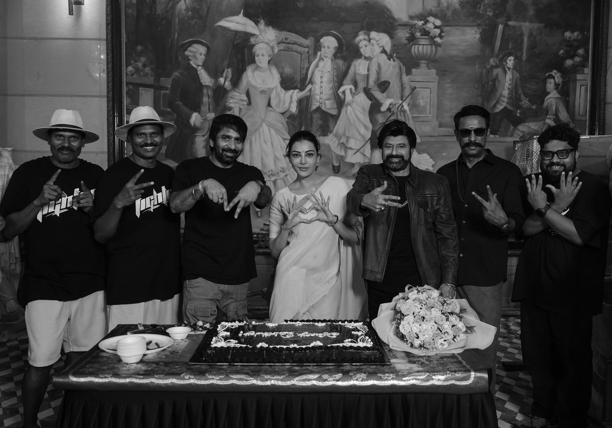 NBK111 Team Celebrates Kajal Aggarwal’s Birthday On Sets, Unveils First Look Poster