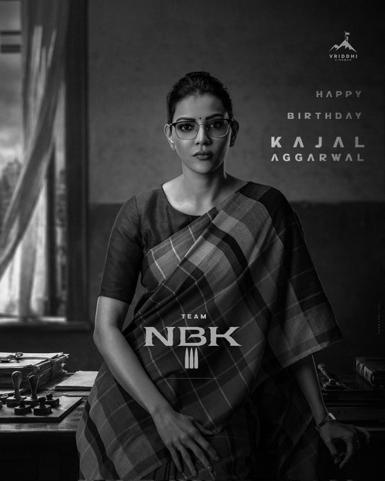 NBK111 Team Celebrates Kajal Aggarwal’s Birthday On Sets, Unveils First Look Poster