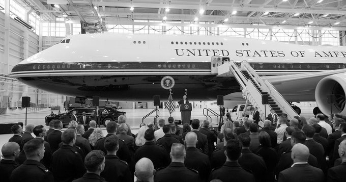 Nothing Like It: Trump Unveils New Air Force One, A $400 Million Qatari Gift Wrapped In Patriotic Paint