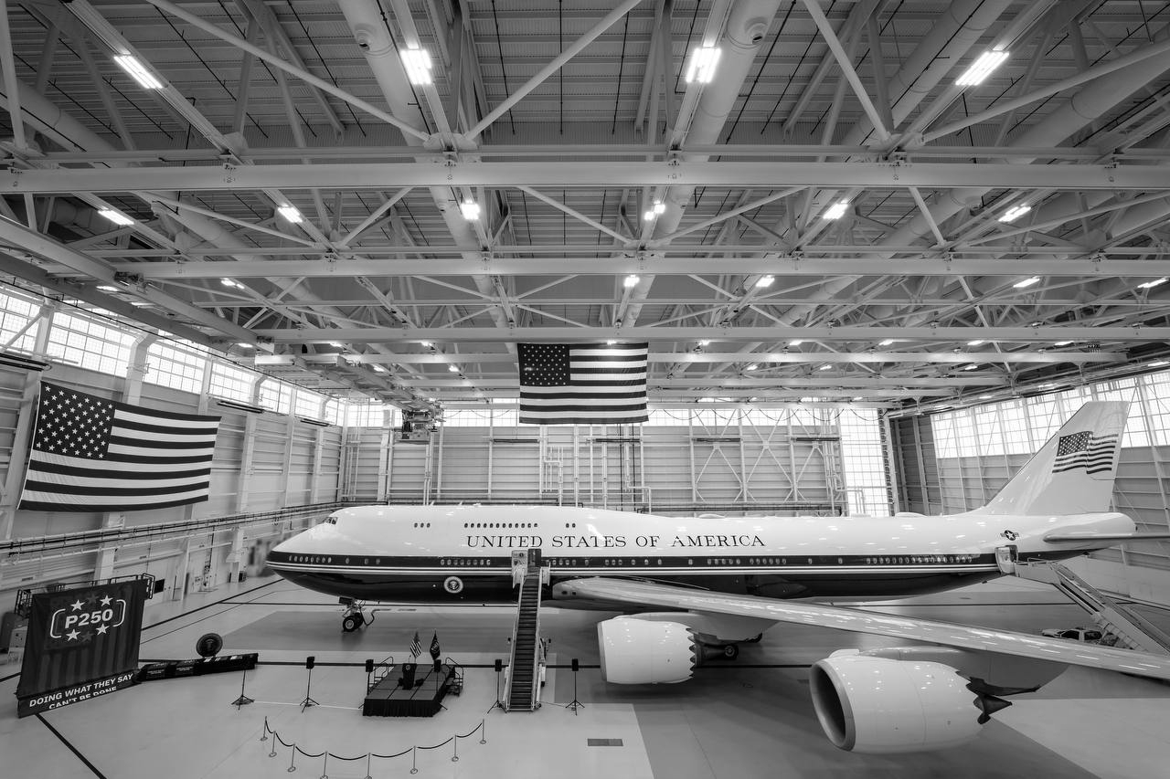 Nothing Like It: Trump Unveils New Air Force One, A $400 Million Qatari Gift Wrapped In Patriotic Paint