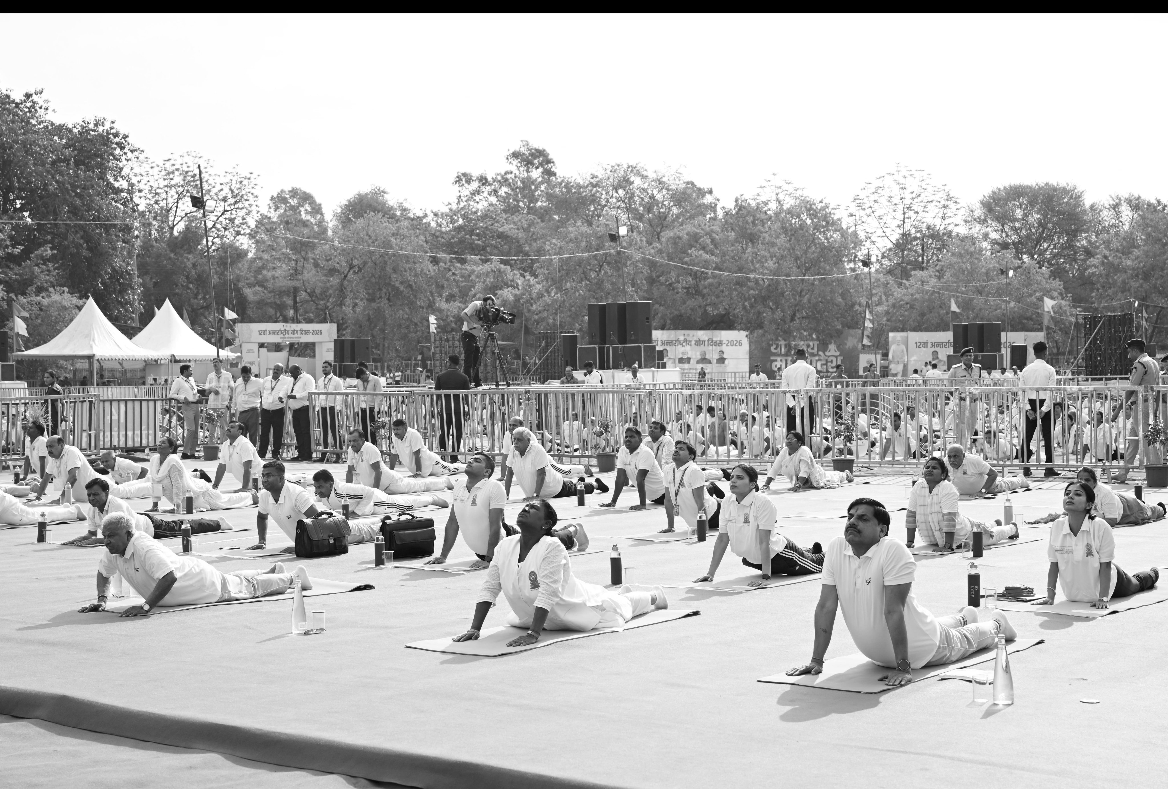 Yoga Unites a Nation: PM Modi Leads Mass Session as Celebrations Span the Globe