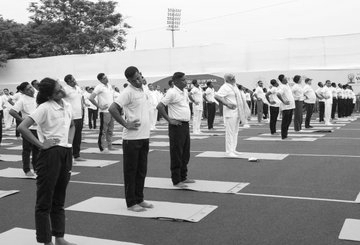 Yoga Unites a Nation: PM Modi Leads Mass Session as Celebrations Span the Globe