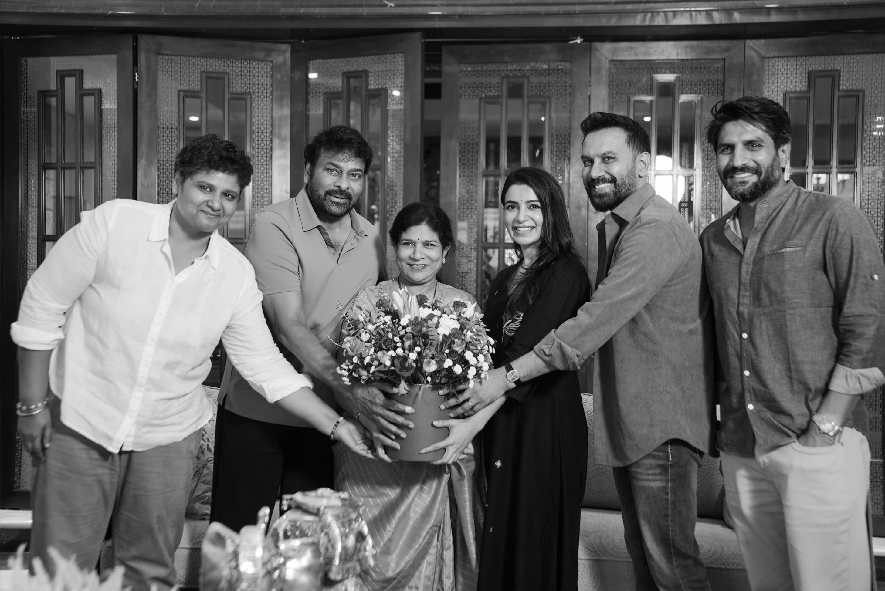 Megastar Felicitates Maa Inti Bangaram Makers for Blockbuster Run