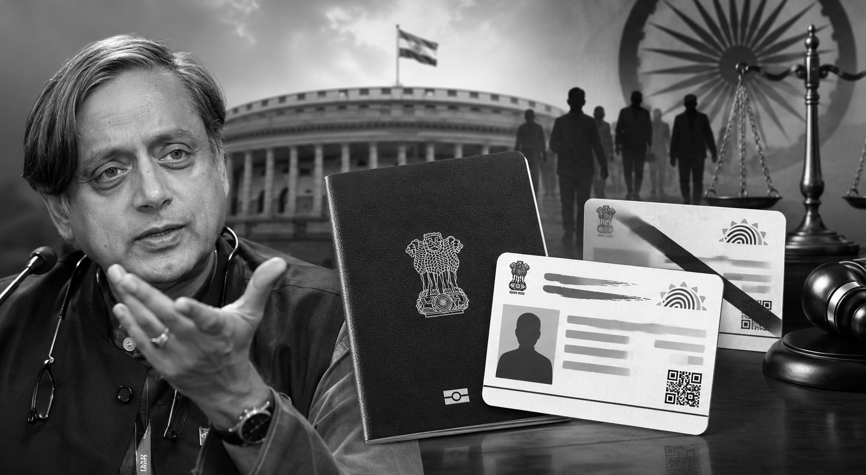 Congress MP Shashi Tharoor Seeks Passport, Aadhaar as Citizenship Proof