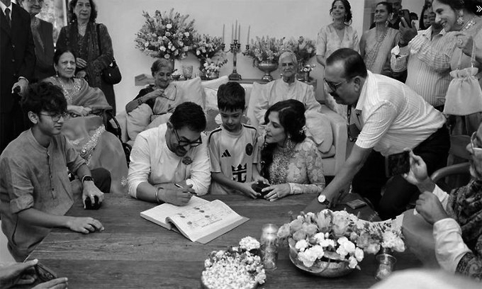Aamir Khan Ties the Knot with Longtime Partner Gauri Spratt in Private Wedding