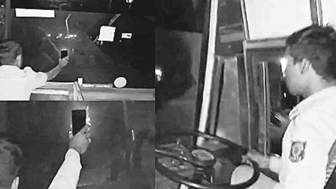 No Headlights, Just a Mobile Torch: KKRTC Bus Travels 84 Km in Darkness as Conductor Guides Driver