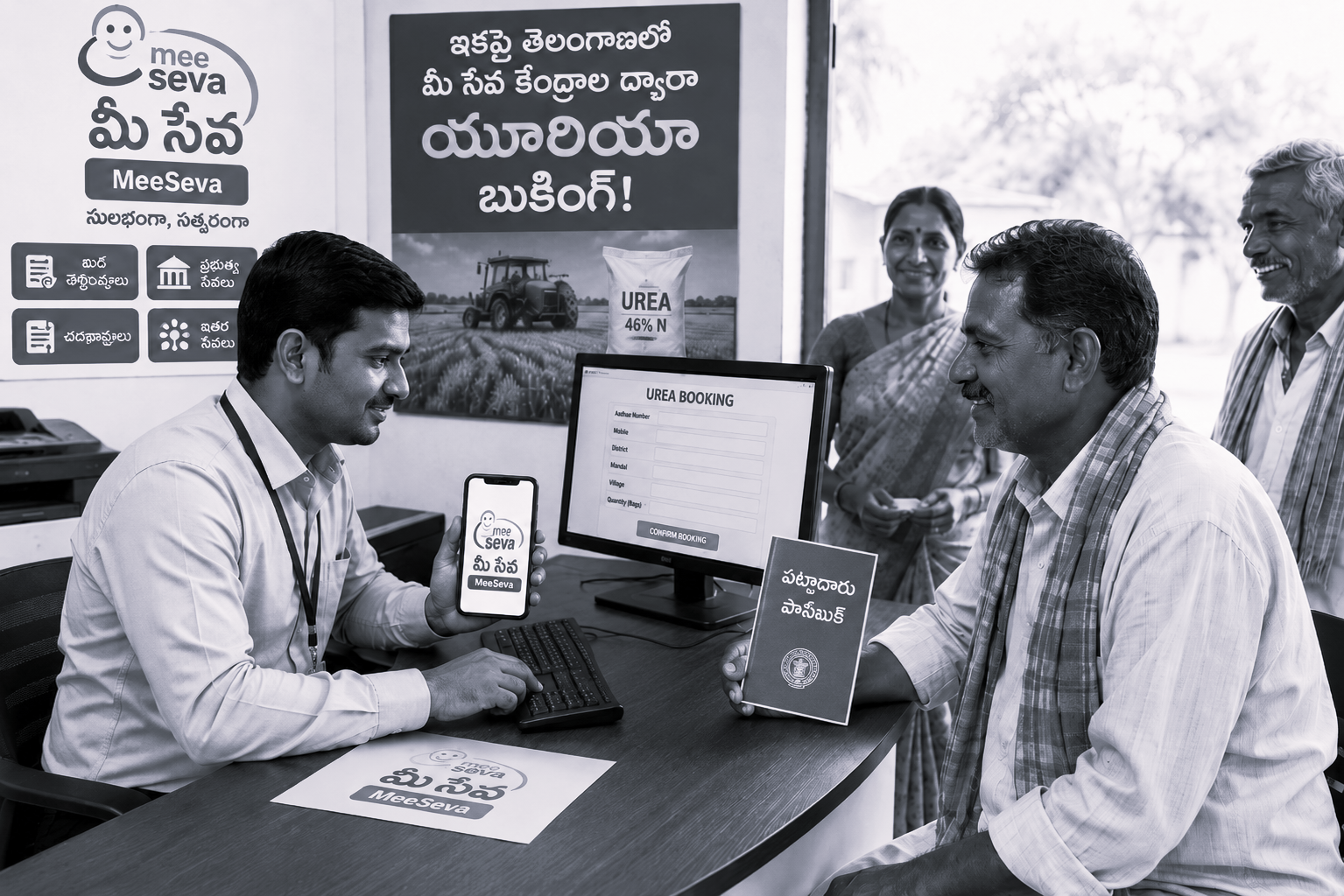తెలంగాణలో ‘మీసేవ’ కేంద్రాల ద్వారా యూరియా బుకింగ్!