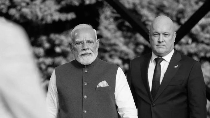 India, New Zealand Elevate Ties to Strategic Partnership, Set ₹35,000 Crore Trade Goal