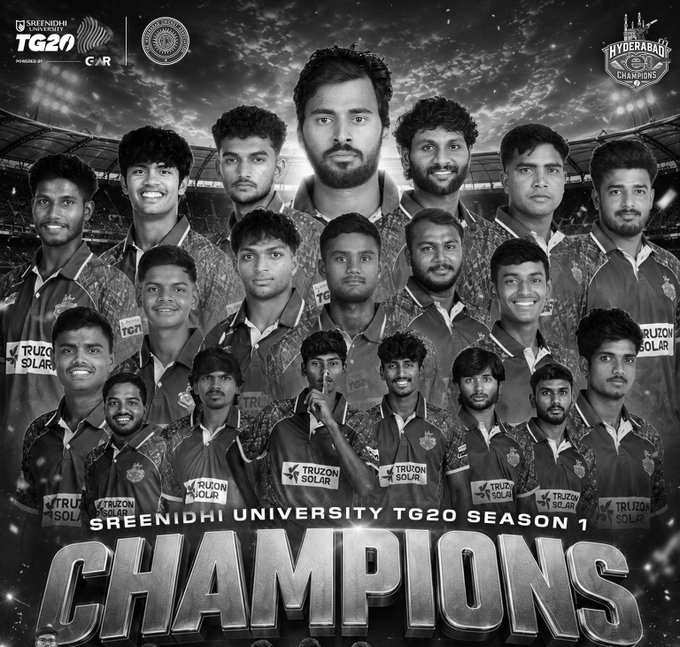 History Made! Hyderabad E-Champions Become the First TG20 Kings
