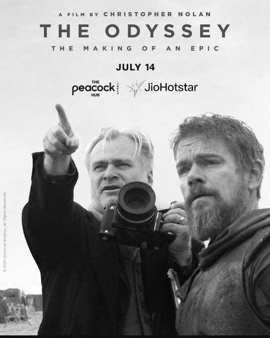 Christopher Nolan's The Odyssey Making Documentary Streams On JioHotstar Today